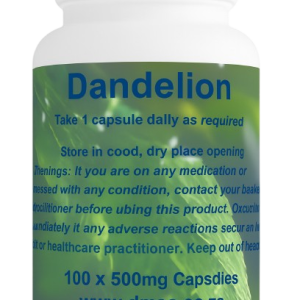Dandelion (100 x 500mg Capsules)